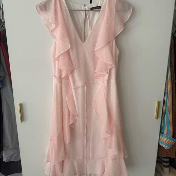Tommy Hilfiger Dresses & Skirts - Tommy Hilfiger Light Pink Ruffle Mini Dress